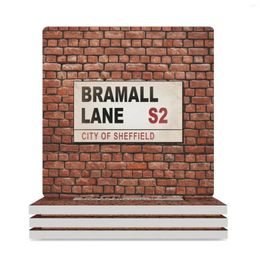 Table Mats Bramall Lane Street Sign Ceramic Coasters (Square) Bulk Cup Pads Cute Tile