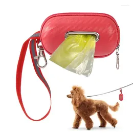 Dog Apparel Poop Bag Dispenser Portable Pooper Scoopers & Bags Carrying Strap Included For Walking Running Outings