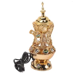 Candle Holders Portable Burner Retro Arab Stove Metal Iron Electric Censer