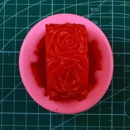 Baking Moulds 3D Big Rose Soap Mold Cooking Tools Fondant DIY Cake Silicone Chocolate Decoration Candy Resin Craft F0755