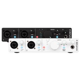 Cables ARTURIA MiniFuse 2 portable USBC audio interface 2 in / 2 out for guitar recording broadcasting and Live multitrack performance