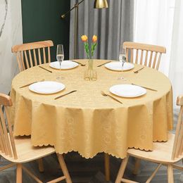 Table Cloth European Style Tablecloth El Use Round Free Wash