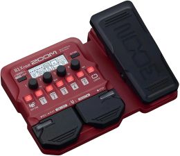 Cables Zoom B1 FOUR B1X FOUR Bass Guitar MultiEffects Processor with Expression Pedal