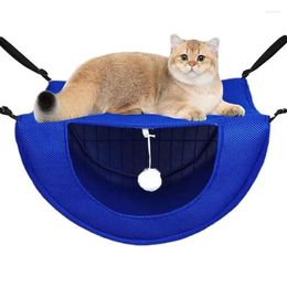 Cat Carriers Hanging Hammock With Adjustable Straps Double-Sided Pet Cage Bed Resting Sleepy Pad For Small Animals Pets