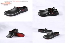 Safety Shoes For Men Kitchen Cook el Restaurant Working Work Nurse Water Hospital Nursing Rubber Sandals Zapatos De Cocina 21081475777041