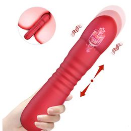 Fully automatic telescopic vibrator for womens simulated penis telescopic for adult sexual products UOM9