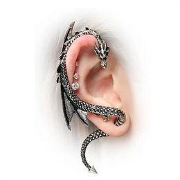 Unusual Dragon earrings 2024 trend goth earings for women vintage girl dress pendientes mujer kolczyki damskie boucle d'oreille