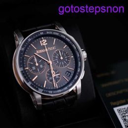 Causal AP Wrist Watch 26393CR Mens Watch Case Platinum Circle Timing Automatic Mechanical Swiss Famous Watch Date Display Luxury
