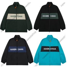 Autumn Designer mens jackets men Splicing Sprint Coat windbreaker jacket man letter print coats Streetwear luxurys Sunscreen cloth