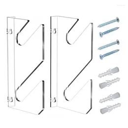 Hooks Acrylic Skateboard Wall Mount Wall-Mounted 2-Layer Rack For Display Standard Skateboards And Longboards Racks