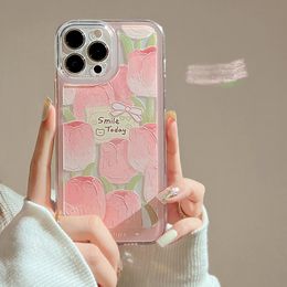 40PCS Flower Wavy Edge Phone Case For iPhone 11/12/13/14/15/11 Pro/12 Pro/13 Pro/14 Pro/15 Pro/11 Pro Max/12 Pro Max/13 Pro Max/14 Pro Max/15 Pro Max