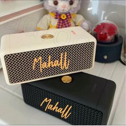 Portable Speakers Mrshall Wireless Bluetooth Small Speaker Outdoor Desktop Computer Music Speaker Heavy Bass Cannon Sound System