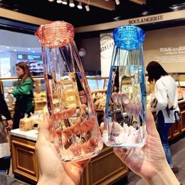 Wine Glasses Wholesale Red Water Cup Colourful Crystal Diamond Drinking Bottle Gift Office Waterdrink Creative