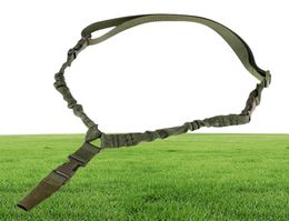 Belts Tactical Single Point Rifle Sling Shoulder Strap Nylon Adjustable Paintball Gun Hunting Accessories9606419