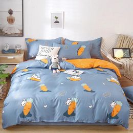 Bedding Sets Sejms Cute Carrot 4-Piece Toddler Set-Includes Cotton Cover Bed Sheet And Pillowcase Polyester/Polyester Blending