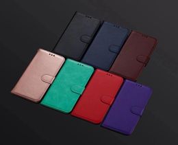 Wallet Leather case For Iphone 12 pro max 11pro Retro Crazy Horse PU case for Samsung Note 10 Pro Vintage Holder Credit Card Cover2665648