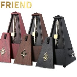 Cables Mechanical Metronome Professional High Accuracy Antique Vintage Style for Guitar Piano Parts Accessories 3 Colours