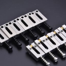 Accessories 10.5MM/10.8MM Brass Saddle/ Stainless Steel Roller Saddle for Electric Guitar Bridge