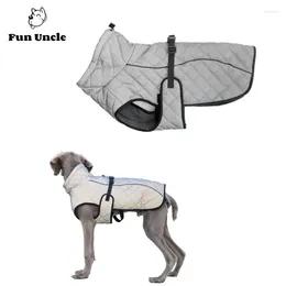 Dog Apparel Pet Charge Jacket Vest Winter Cosy Waterproof Windproof Full Reflective Clothes Big Coat For Medium Large Dogs Costume