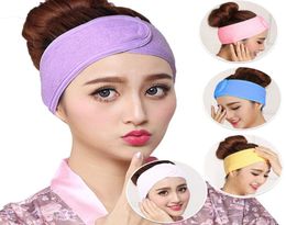 Makeup Towelling Hair Wrap Head Band Soft Adjustable Salon SPA Facial Headband Hairband Random Color2675192