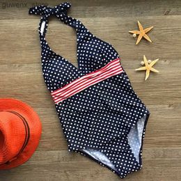 One-Pieces 2020 Retail New Arrival Girls One Piece Dot Swimwear For 8-12Years Kids Swimwear Kids Students Teenagers Girls Bathing Suits Y240412Y240417YOXX