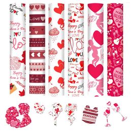 Window Stickers Valentine's Day Heat Transfer Iron-on Clothing Htv For T-shirts Bag Hat Craft Diy Decor Press Cricut Film 30cm X