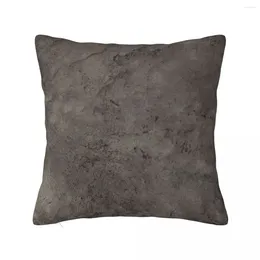 Pillow Grey Leather | Ethical Cowhide And Skin Throw Luxury Cover Pillowcases