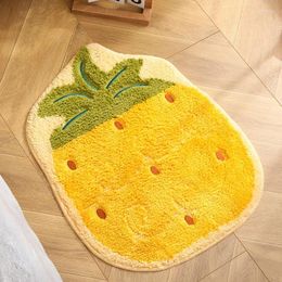 Bath Mats Special-Shaped Carpet Bedroom Door Household Entrance Mat Fruit Floor Bathroom Absorbent Anti-Slip