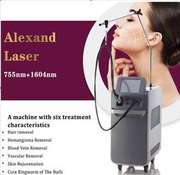 Original quality hair removal laser 1064 755 long pulse nd yag laser hair removal machine alexandrite Laser Skin Rejuvenation beauty machine Two years warranty