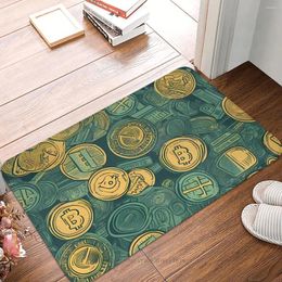 Carpets Money Bath Non-Slip Carpet Makes The World Go Round Attract To Your Life Bedroom Mat Welcome Doormat Floor Decoration Rug