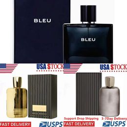 Man Perfume Bleu Incense Male 100ml Lasting Men's Deodorant Fast Shipping Cologne for Men TOP