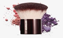 Hourglass 7 Finishing Brush Face Powder Makeup Complexion Kabuki brush Ultra Soft Synthetic Fiber Aluminum Metal Case Bronzer Cosm6805410