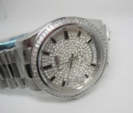 new fashion watch Stailess watch for man Automatic steel Diamonds dial wristwatches for men watch R553380432