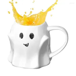 Mugs Cute Ghost Water Cup Creative Ceramic Mug Afternoon Tea Coffee Breakfast Milk Household Drinking Set Halloween Gifts