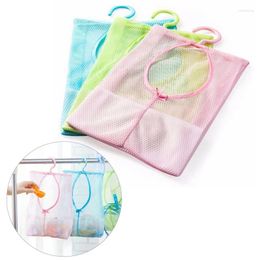 Storage Bags Portable And Hanging Net Bag Wardrobe Clothes Drying Bathroom Multi-purpose