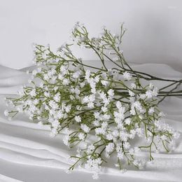 Decorative Flowers 52cm Gypsophila Artificial Wedding DIY Bouquet Decoration Arrangement Plastic Fake Flower Garden Home Decor