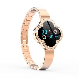 2019 New Fashion Smart Fitness Bracelet Women Blood Pressure Heart Rate Monitoring Wristband Lady Watch Gift For Friend Y19062402286M