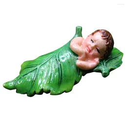 Garden Decorations Fairy Statue Ornament Home Decor Miniature Baby Ornaments Container Resin Flower Figurines Model