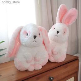 Plush Dolls Kawaii Soft Realistic Rabbit Animal Plush Stuffed Toy Doll Home Decoration Decor Cute Baby Child Companion Enlightenment Gift Y240415