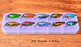 285mm 195g Crank Hook Hard Baits Lures 12 Treble Hooks 10 Colors Mixed Plastic Fishing Gear 8 Pieces Box WHB147671818