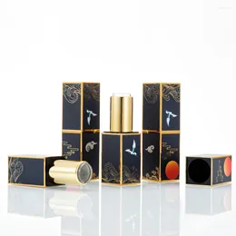 Storage Bottles High Quality Lipstick Tube Magnetic Buckle DIY Chinese Style Square