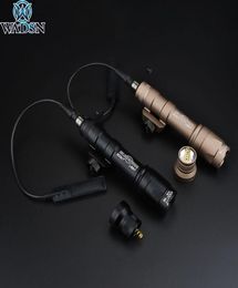 Airsoft Surefir M600 M600C Light Outdoor Hunting Tactical Rifle Scout 340lumens Flashlight Fit 20mm Picatinny Rail 210322237358533