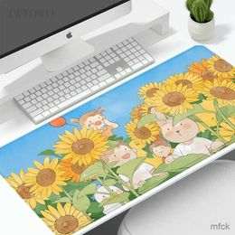 Mouse Pads Wrist Rests Mouse Pad Gamer Cute Kawaii XL New Home Computer Mousepad XXL Office Natural Rubber Laptop Desktop Mouse Pad