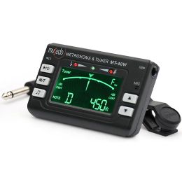 Cables Musedo MT40 MT60 MT80 Professional Precision LCD Guitar Metronome Tone Generator Guitar Tuner