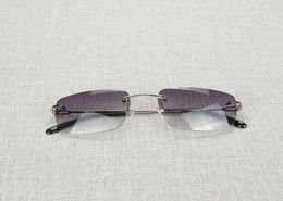 Vintage Rimless Big Square Sunglasses Men Oversize Glasses Frame Women Eyeglasses Shades Oculos Gafas for Driving Outdoor 011B3519131