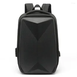 Backpack 17.3inch Laptop Hard Shell Multi-functional Anti-theft Waterproof Travel Bag Personality