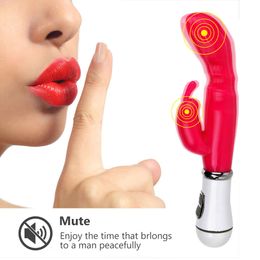 12 Speed Strong Rabbit Vibrator, Clitoris Stimulator G-spot Massager, sexy Toys For Women Masturbator For Adult Dildo