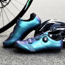 Cycling Shoes Professional Men's Mountain Road Speed Bike Sneakers Women's Cleat Flat
