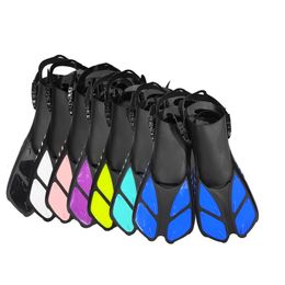 QYQ Frog Shoes Adult Fins with Adjustable Buckles Open Heels Designed for Snorkeling Scuba Diving 240410