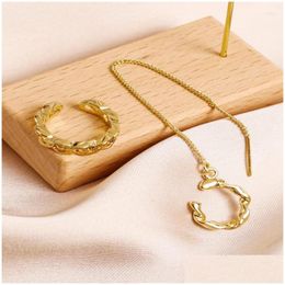 Dangle Chandelier Earrings Long Tassel Fashion Rhinestone Pearl Jewelry Gifts Elegant Sweet Crystal Drop Delivery Dhroj